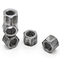 M10  Plain Natural Carbon Steel B7 White Zinc Plated Stainless Steel 304 316 B8M Yellow Zinc Black Oxide Thick Hex Nuts